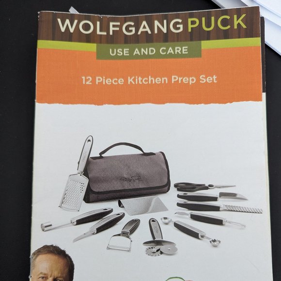 NEW - Wolfgang Puck 12-piece prep & garnish set (NBU/OBO) - Picture 1 of 4